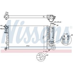 Chladič motora NISSENS 61380A - obr. 4