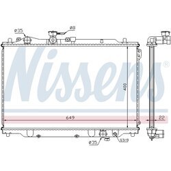 Chladič motora NISSENS 62405A - obr. 4