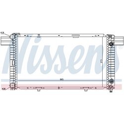 Chladič motora NISSENS 62533 - obr. 4