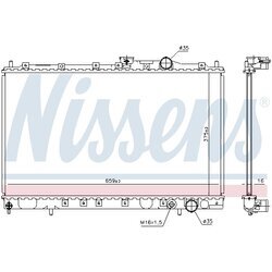 Chladič motora NISSENS 62839 - obr. 4