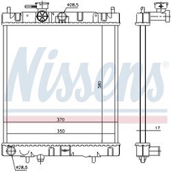 Chladič motora NISSENS 62954 - obr. 4