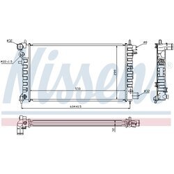 Chladič motora NISSENS 63576A - obr. 5