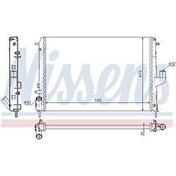 Chladič motora NISSENS 637613 - obr. 4