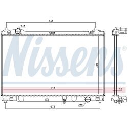 Chladič motora NISSENS 646874 - obr. 4