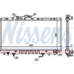 Chladič motora NISSENS 647361