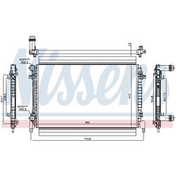 Chladič motora NISSENS 65327 - obr. 4