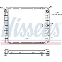 Chladič motora NISSENS 65525A - obr. 5