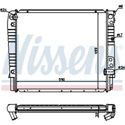 Chladič motora NISSENS 65528A - obr. 4