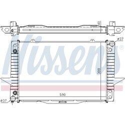 Chladič motora NISSENS 65535A - obr. 5