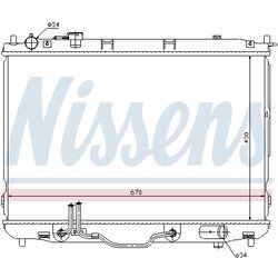 Chladič motora NISSENS 66634 - obr. 5