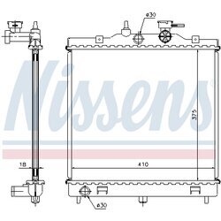 Chladič motora NISSENS 66655 - obr. 4