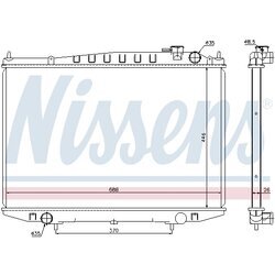 Chladič motora NISSENS 67356 - obr. 4