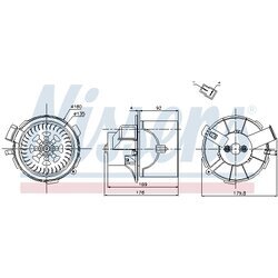 Vnútorný ventilátor NISSENS 87138 - obr. 5