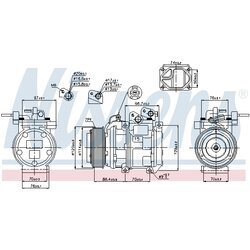 Kompresor klimatizácie NISSENS 89301 - obr. 4