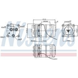 Kompresor klimatizácie NISSENS 899914 - obr. 4
