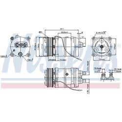Kompresor klimatizácie NISSENS 899919 - obr. 4