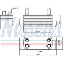 Chladič motorového oleja NISSENS 90788 - obr. 6