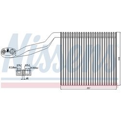 Výparník klimatizácie NISSENS 92294 - obr. 4