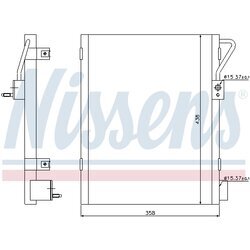 Kondenzátor klimatizácie NISSENS 940019 - obr. 5