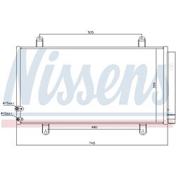 Kondenzátor klimatizácie NISSENS 940443 - obr. 5