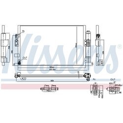Kondenzátor klimatizácie NISSENS 941298