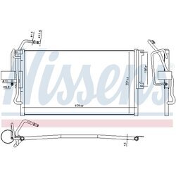 Kondenzátor klimatizácie NISSENS 94653 - obr. 4