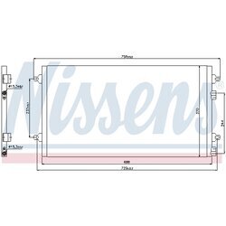 Kondenzátor klimatizácie NISSENS 94783 - obr. 4