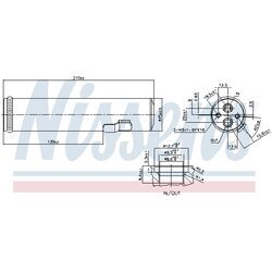 vysúšač klimatizácie NISSENS 95601 - obr. 4