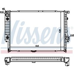 Chladič motora NISSENS 60597A - obr. 1