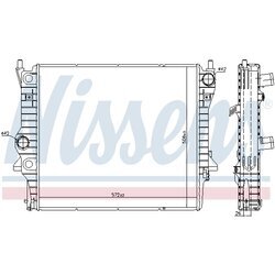 Chladič motora NISSENS 606560 - obr. 4