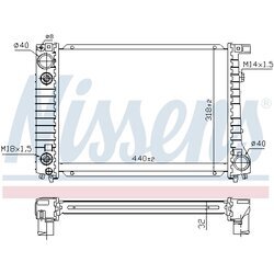 Chladič motora NISSENS 60796A - obr. 4