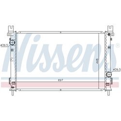 Chladič motora NISSENS 61028 - obr. 4