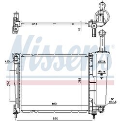 Chladič motora NISSENS 617873 - obr. 4