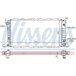 Chladič motora NISSENS 62058A - obr. 4