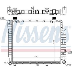 Chladič motora NISSENS 62754A - obr. 4