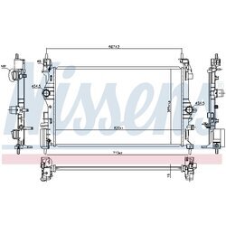 Chladič motora NISSENS 630783 - obr. 4