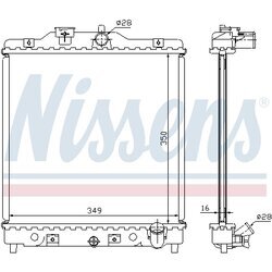 Chladič motora NISSENS 63309A - obr. 5