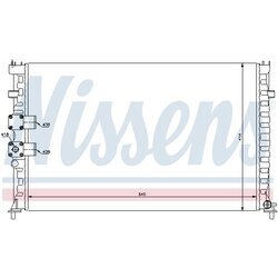 Chladič motora NISSENS 63735 - obr. 4