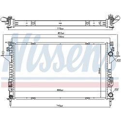 Chladič motora NISSENS 637666 - obr. 4