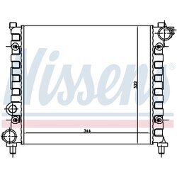 Chladič motora NISSENS 64003 - obr. 4