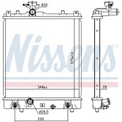 Chladič motora NISSENS 641763 - obr. 4