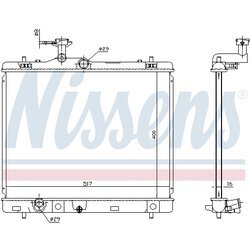 Chladič motora NISSENS 64257 - obr. 4