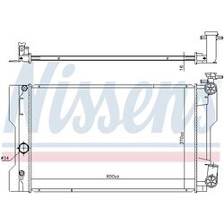 Chladič motora NISSENS 646943 - obr. 4