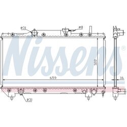 Chladič motora NISSENS 64838A - obr. 4
