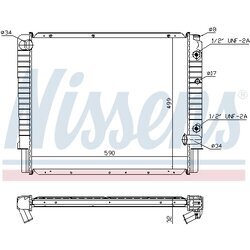 Chladič motora NISSENS 65523A - obr. 4