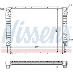 Chladič motora NISSENS 65550A - obr. 4