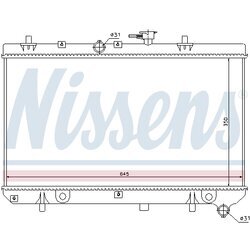 Chladič motora NISSENS 66665 - obr. 4