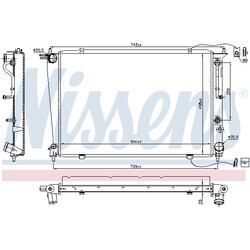 Chladič motora NISSENS 67040 - obr. 4