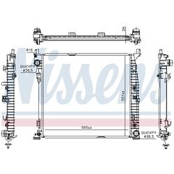 Chladič motora NISSENS 67188 - obr. 5