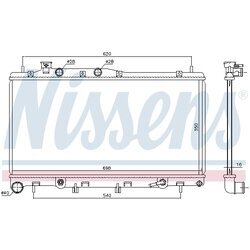 Chladič motora NISSENS 67739 - obr. 4